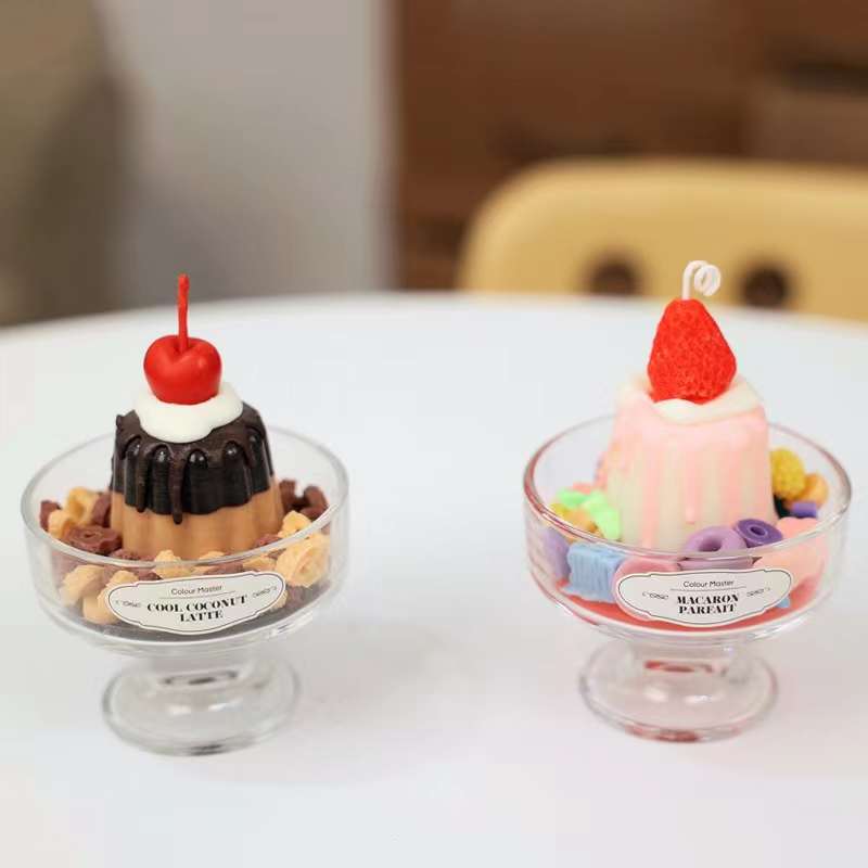 100% natural eco-friendly soy wax novelty fruit and vegetable candles with lead-free cotton wicks for wholesale sourcing.