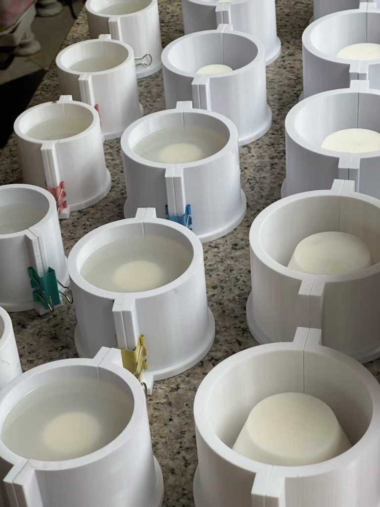 Precision 3D silicone molded botanical food and fruit shaped soy candles for custom OEM gift brand production.